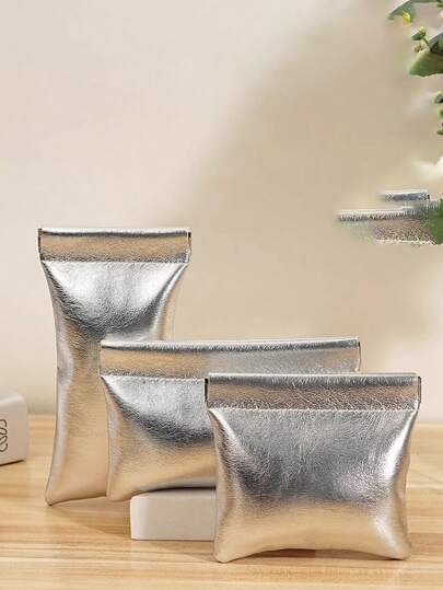 具有自动闭合功能的多功能电缆整理包，适用于化妆品、唇彩、眼镜等。