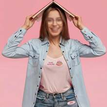 1pc/8pcs Set Colorful Book Themed Iron-On Patches, Pink And Multicolor, Embroidered Applique, Suitable For DIY Handmade Crafts - Ideal Gift For Book Lovers, Women And Girls - Perfect For Christmas And New Year Holiday Decoration Of Clothes, Backpacks, Hats, Jeans, Perfect Gift For Book Lovers - Multicolor - View 5