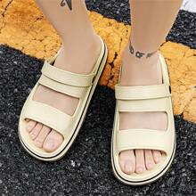 Men's Slip-On Slide Sandals, National Style Casual Slip-On Shoes, Outdoor Beach Shoes, Minimalist Design