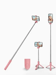 Bastone per selfie Bluetooth con treppiede, luce di riempimento e telecomando per live streaming e fotografia, compatibile con la maggior parte degli smartphone. Luce LED portatile e dimmerabile per videocamere, videoblog, riunioni Zoom, interviste, live streaming, raduni familiari, feste di Natale. Adatto per selfie portatili, attività all'aperto per le vacanze estive, viaggi, attività all'aperto, treppiede per live streaming.