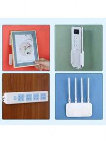 12pcs Punch-Free Tape Strips Self Adhesive Picture Frame Fixed Poster Wall Hook Decorate Fixing Wall Double Sided Tape,Frame Traceless Self Adhesive Tape