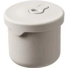 Fiambrera redonda de silicona de 700ML y 250ML, refrigerador, caja de mantenimiento fresco, apto para microondas, apto para lavavajillas, contenedor de almacenamiento de alimentos con tapa OQCW - 250 ml Rosa - Ver 2