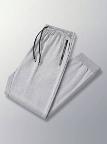 Calças de moletom masculinas para atividades ao ar livre, calças de corrida casuais, calças esportivas leves para primavera e outono