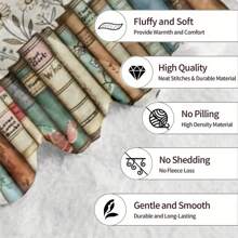 A Bookworm Girl Floral & Butterfly Throw Blanket - Soft, Lightweight Wool Shawl, Perfect For Readers, Ideal Birthday Gift For Girls And Women, Great For Sofa, Bed, Room Decor - Comfortable Year-Round
