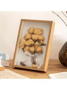 1 个 8 英寸 10 英寸 A4 暗盒相框，3D 展示盒木制相框 5 厘米深桌面墙壁相框，适用于纪念品、婚礼纪念品、工艺品、门票、照片