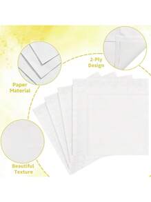 20/40/60 件鸡尾酒餐巾 6.5 * 6.5 英寸一次性饮料餐巾纸适用于鸡尾酒、婚礼、晚宴、生日派对甜品酒纸巾 - 彩色 - 查看 8