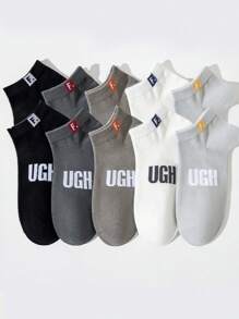 5/10 双新款春夏字母运动篮球袜薄款透气船袜