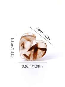 6 sztuk Eleganckie matowe serduszko w kształcie panterki Mini spinki do włosów, spinki do połowy karku, spinki boczne, uniwersalne akcesoria do włosów w stylu vintage, codzienna modna dekoracja włosów