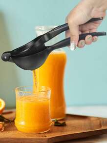 1 件多色金属水果榨汁机，手动榨汁机 - 銀色 - 查看 7