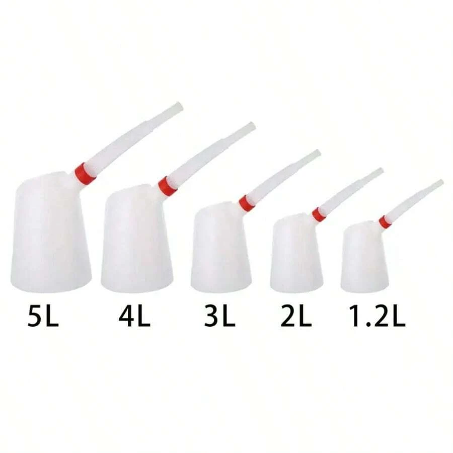 Oil Measuring Jug With Pouring Flexible  For Automotive Garage Car Traveling 2L Oil Jug With Spout Oil Measuring Container Can