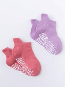 12 par flickor med halkskydd för barn sportstrumpor, multifunktionella studsmattor, hussockor - Multifärgad - Visa 4