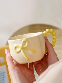 1 件 350ml 陶瓷咖啡杯碟套装，法式浮雕 INS 高端瓷器马克杯，英式简约下午茶杯碟，阿拉伯咖啡杯，意大利浓缩咖啡/拿铁杯，适用于办公室，早餐牛奶杯，日常茶会，适合朋友生日，节日纪念品返校