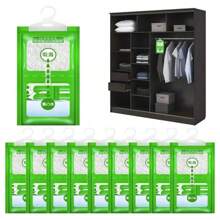 30/20/15/10Pcs/Set Moisture Absorber Hanging Bag Moldproof Wardrobe Antihumidity Bags Dry Bag Dehumidification For Closet Indoor Desiccant Hangable Wardrobe Moldproof Moisture Proof Dehumidification Bag - Many - View 1