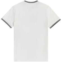 Fred Perry Koszulka Z Krótkim Rękawem Twin Tipped T-Shirt dla Mężczyzna w kolorze Biały ✅ Dostawa w ciągu 3-5 dni