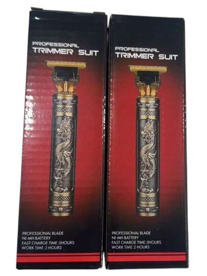 Maquina de Barbear cortar cabelo Aparador Profissional barbeador acabamento Sem Fio Portátil Potente