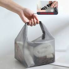 Noua geantă de depozitare pentru produse cosmetice EVA, impermeabilă, foarte atractivă, rezistentă la murdărie, geantă de toaletă de mare capacitate cu mâner