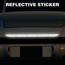 Car Sticker Reflective Warning Safety Tape Anti Collision Warning Reflective Stickers Automobile Trunk Reflectante Accessories