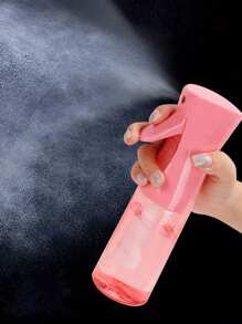 1pc Transparent Pink/Multicolor Hair Spray Bottle, Minimalist & Practical Multifunctional, Hair Tools, Hair Products And Accessories For Barber Salon Beauty Travel Essentials, Back To School, Travel Holiday Essentials, Hair Accessories For Women, Slick Back Brush, Barber Accessories, Hair Dryer, Hair, Barber, Hair Tools, Hair Products,Hair Dryer,Hair, Accessories, Hair Products, Hair Tools, Hair Stuff, Hair Care, Curly Hair Brush, Barber, Barber Accessories, Hairdressing Equipment - Pink - View 3