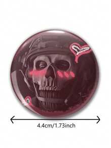 Funny Pattern Button Badges, Student Backpack Pins, Canvas Bag Decorative Badges, Fun Gifts For Friends, Teachers, Parents, Cousins - Multicolor - View 9