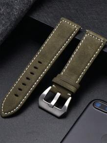 Retro Frosted PU Leather Strap 18mm 20mm 22mm 24mm Men's Business Watchbands Bracelet Watch Accessories