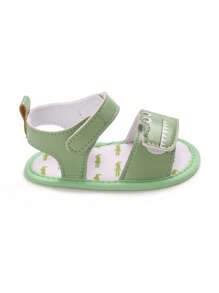 Newborn Infant Soft Sole Casual Breathable Sandals, Unisex For Summer - Green - View 7