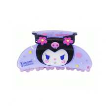 Sanrio 1pc Kuromi Purple Cartoon Design Hair Clip, Hair Accessory