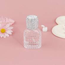 1 件闪亮奢华玻璃珠镶嵌喷雾瓶、时尚香水瓶唤醒器、泵喷雾瓶、化妆品可再填充空瓶、玻璃香水瓶和可再填充精油容器。