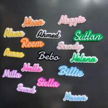 1pc Customized Acrylic Refrigerator Magnet - Customizable With Names, Colorful Alphabet Letters, Suitable For Refrigerator, Storage Cabinet Or Office, No Power Required, Perfect Small Gift For Family And Friends, Fridge Magnet