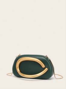 Evening Bag Clutch Purses For Women Ladies Party Bag Exquisite Hardware Handle Buckle PU Bag Bag Bridal Wedding Purse For Ladies Bag Metal Chain Bag Versatile Handheld Bag Cocktail Party Wedding New Wallet Banquet Bag