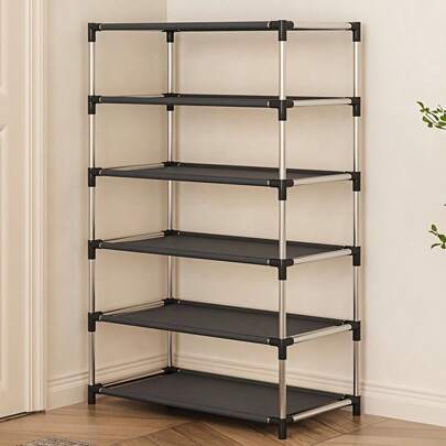 Minimalist Metal Shoe Rack, Multi-Tier Storage Organizer, Waterproof & Space-Saving Design, Suitable For Home, Office, Entryway, Dorm, Hallway & Closet