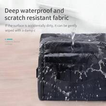 Large Makeup Train Case, 4 Trays Professional Nail Organizer Case For Nail Kits For For Nail Tools Jewelry MakeUp Brushes, Travel Makeup Organizer Bag With Adjustable Strap,Gifts For Women,Christmas Gifts,Gift Ideas For Women - Black - View 5