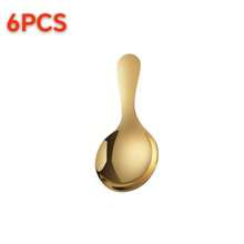 2/3pcs 3.5 Inch Stainless Steel Mini Salt Spoon, Coffee Tea Spoon For Seasoning, Dessert, Tea, Coffee, Cake, Sugar, Stirring Spoon, Kitchen Utensils, Tableware Christmas Gift,School Supplies - Silver - View 10