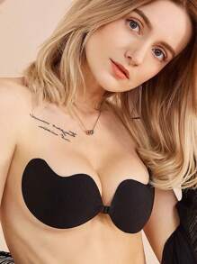 Invisible Mango Shaped Strapless Self-Adhesive Lifting Bra - Seamless, Slip-Proof, Comfortable, And Easy To Wear - Perfect For Women's Lingerie And Underwear Needs - Black - View 14