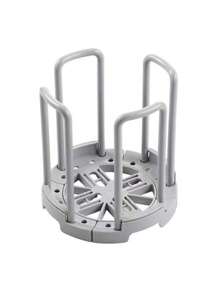 1 件可调节厨房水槽碗碟干燥架，多功能碗碟收纳架