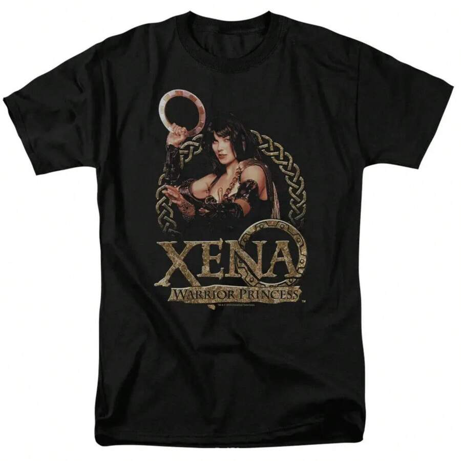 Hot  Fashion Manga Xena Warrior Princess Real Authorized Men's T-Shirt Summer Cotton Short Sve O-Neck Uni New S-5xl - màu đen - Xem 1