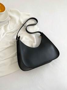 小众设计腋下包女士包包2025新款秋冬时尚单肩包超轻便手提包 - 黑色 - 查看 5