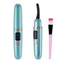 这款加热睫毛夹配有电量指示灯、3种温度模式、LED显示屏，并可通过USB充电，是一款实用的美妆工具。这款加热睫毛夹是送给女性的完美圣诞礼物。为了达到最佳效果，建议先化眼妆。对于浓密或较硬的睫毛，请等待温度调节至合适的设置。如有需要，可调高温度。