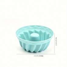 12pcs Silicone Mini Cake Molds - Non-Stick Traditional Cake Molds, Easy Kitchen Baking Demolding, Pumpkin Shape, Suitable For Fluffy Tube Cakes - Durable Baking Tools And Kitchen Essentials, Great For Gift Giving And Easy Cleaning - Christmas - 3紅+3綠+3粉紅+3深灰 - 查看 7