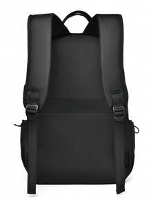 New Men's Backpack, Large Capacity Men's Business Computer Bag, Waterproof Travel Bag, Hiking Bag, Sports Backpack, Junior High School Student Bag - Black - View 5