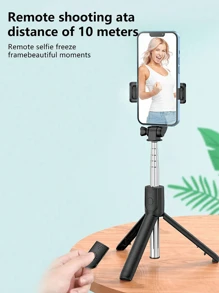 Bastone per selfie Bluetooth con treppiede, luce di riempimento e telecomando per live streaming e fotografia, compatibile con la maggior parte degli smartphone. Luce LED portatile e dimmerabile per videocamere, videoblog, riunioni Zoom, interviste, live streaming, raduni familiari, feste di Natale. Adatto per selfie portatili, attività all'aperto per le vacanze estive, viaggi, attività all'aperto, treppiede per live streaming.