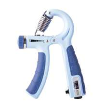 10-100kg Adjustable Hand Grip Strengthener Hand Grip Trainer With Counter Wrist Forearm And Hand Exerciser For Muscle Building - màu đen - Xem 7