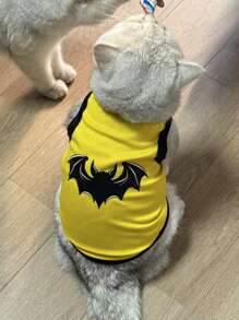 LUCKIE LABO 2pcs Spider & Bat Print Polyester Anti-Flea, Hair Loss Reducing, Insulation & Breathable Pet Vest For Indoor & Outdoor Use - Multicolor - View 6
