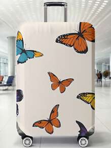 Butterfly Pattern Luggage Compartment Lid 18-32 Inch Flexible Luggage Compartment Lid, Suitable For 18-32 Inch Luggage Compartment Lid Anti Scratch Protector Luggage Compartment Protector Luggage Compartment Lid Protective Cover Dust Cover Suitcase Dust Cover Travel Accessories Luggage Cover Suitcase Cover Travel Case Cover Luggage Protector For Back To School For Travel For School For Business For Outdoor Waterproof - Multicolor - View 41