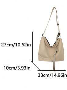 Sling Bag Square Bag Casual Daypack Water Repellent Lightweight Portable Summer Bag Motorbike Stuff For Outdoor Nylon Minimalist Casual Solid Color Personalised Gifts