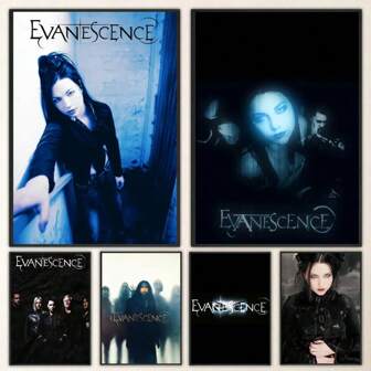 1PC Evanescence Band Poster Coffee House Bar Room Wall DecorNo Frame