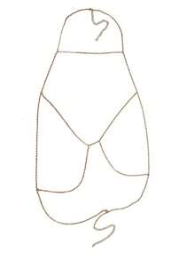 1PC New Women's Body Chain Bra Gold Chest Chain Festival Carnival Bundle Chain Summer Beach Bikini Body Chain Women And Girls Jewelry Sexy Gifts