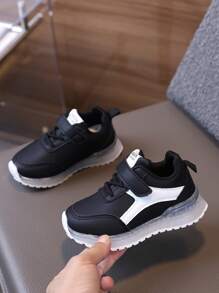1 Pair Children's Spring/Autumn Lighted Sneakers, Boys' White Shoes, Girls' Sports Shoes