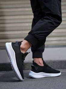 أحذية رياضية تنافسية جديدة للرجال، ربيع/صيف، منسوجة تنفس، نعل لين، رباط، رأس مستدير، أحذية مريحة وأنيقة للمشي، أفكار عيد الحب لطراز 2000 - متعدد الألوان - مشاهدة 2
