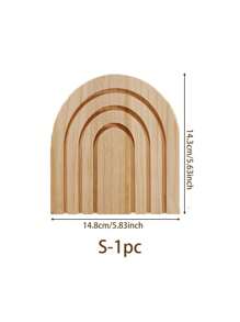Wooden Rainbow Arch Decor Boho Home Decor Decorative Cutting Board Wood Serving Board Boho Arch Wood Board Charcuterie Boards For Kitchen Shelf Decor(Wood) Tray Plates Plate Kitchen Decor Trays Fruit Tray Tray Decor Gifts Birthday Graduation