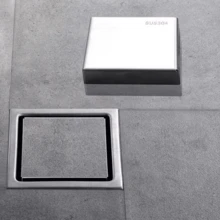 Coladera Cuadrada Universal Invisible Anti Olores